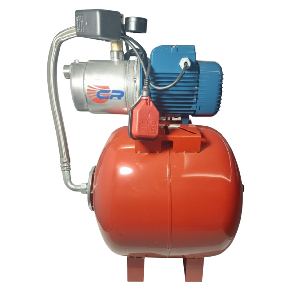 PEDROLLO 4CPm 80X Paket Hidrofor 50 Litre Yatay Tanklı
