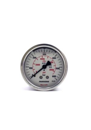 PAKKENS Arka Bağlantılı Gliserinli Manometre Ø63 mm 600 Bar 1/4''