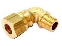 Sarı Pirinç Yüksüklü Dirsek 1/4 X 8mm