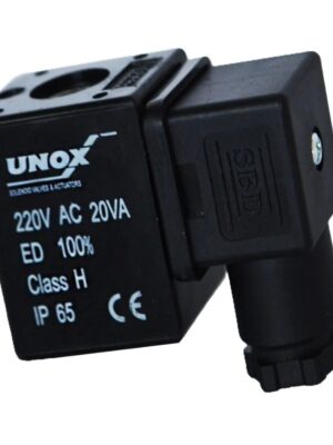 UNOX Solenoid Valf Bobini + Soket 220V AC