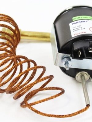 Pakkens Gazlı Kontaklı Termometre NC / NO Ø60 120°C 2Mt KL 2,0