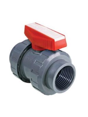 PİMTAŞ U-PVC Küresel Asit Vanası Çift İç Dişli Ø25mm
