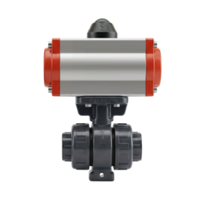 Pnömatik Aktüatörlü U-PVC Küresel Vana 3/4''