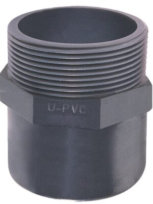 U-PVC Yapıştırma Muflu Dış Dişli Adaptör Ø50 - 1