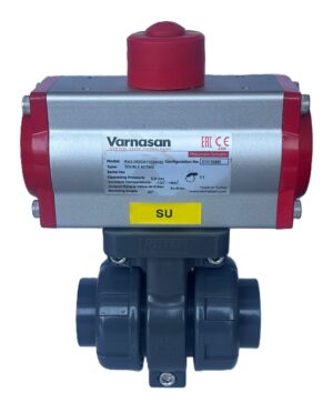 U-PVC Pnömatik Aktüatörlü Küresel Vana Ø32 mm