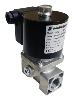 Elektrogas VMR1-2 Doğalgaz Solenoid Valfi 200 mBar 1/2'' 220V