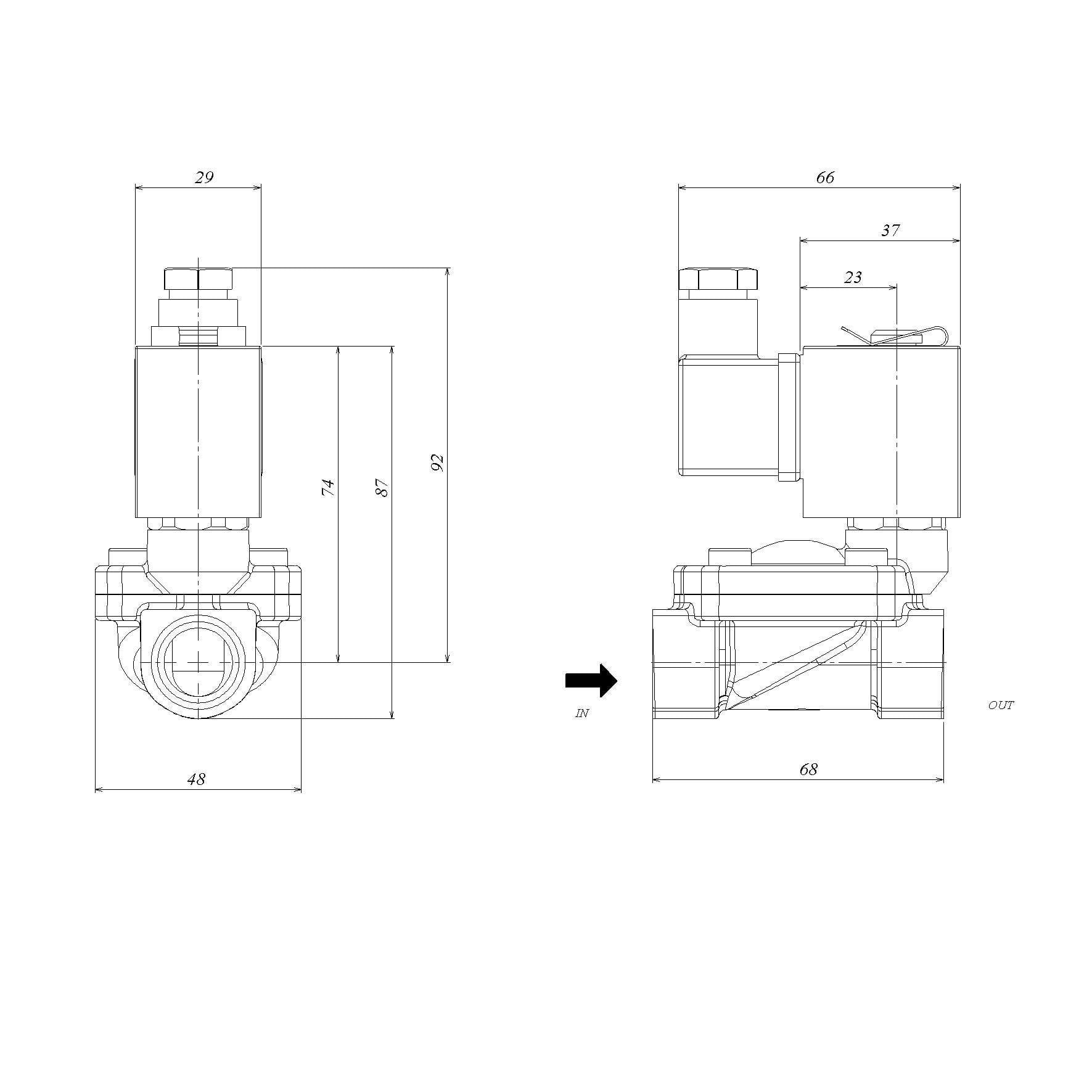 GEVAX 1901-KBND016-120-G220AC Solenoid Valf