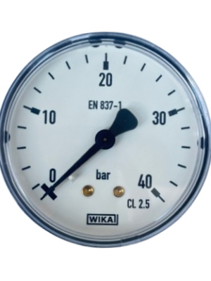 WIKA 111.12.100 Arka Bağlantılı Manometre Ø100mm 16 Bar