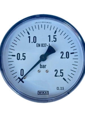 WIKA 111.12.100 Arka Bağlantılı Manometre Ø100mm 2,5 Bar