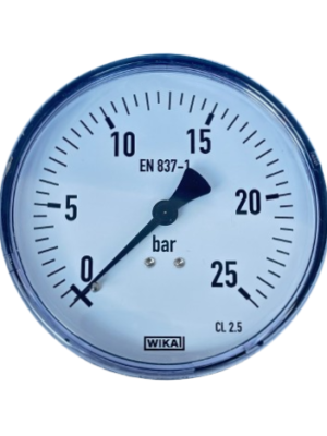 WIKA 111.12.063 Arka Bağlantılı Manometre Ø63mm 25 Bar