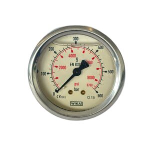 WIKA 213.53.063 Gliserinli Manometre Ø63mm 600 Bar