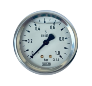 WIKA 213.53.063 Gliserinli Manometre Ø63mm 1 Bar