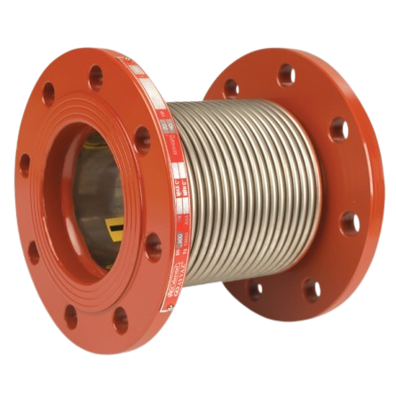 AYVAZ MKSF-30 Sabit Flanşlı Laynersiz Eksenel Metal Körüklü Kompansatör PN16