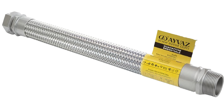 AYVAZ Paslanmaz Örgülü Hortum R+N 11/4"